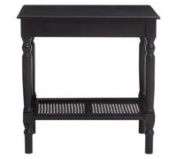 Orsina Black Side Table, Night Stand End Table With Bottom Shelf, Bedside Night Table For Home