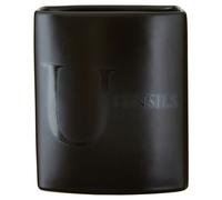 Orsina Black Stoneware Utensil Holder, Glazed Finish Kitchen Tool Holder, Cooking Utensil Holder, Cutlery Holder