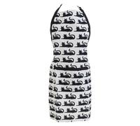 Interiors By Ph Cat Apron - Black, Black