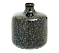 Orsina Blue Bottle Vase, Boho Chic Decorative Vase, Contemporary Stoneware Tall Vase, Large Dark Blue Vase Decor Orsina Blue