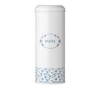 Blue Rose Pasta Canister, Metal