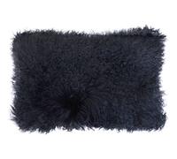 Orsina Bosie Black Fur Cushion in Navy Orsina Navy