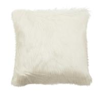 Orsina Bosie Lamina Cream Square Fur Cushion Orsina Cream
