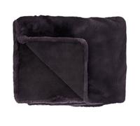 Orsina Bosie Lamina Grey Fur Throw