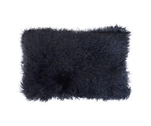 Orsina Bosie Luxury Black Soft Fur Cushion