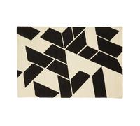 Orsina Bosie Milana Small Geometric Rug in White | Size: 100 cm diameter Orsina White 100 cm diameter