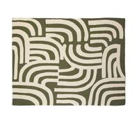 Orsina Bosie Ozella Natural And Green Throw
