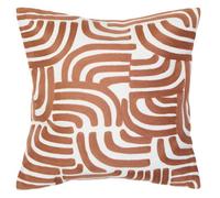 Orsina Bosie Ozella Natural And Terracotta Square Cushion