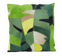 Orsina Bosie Safira Botanical Hair on Leather Cushion Orsina Multicolor