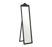 Orsina Boudoir Floorstanding Mirror with Matt Black Finish Orsina Black