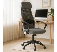 Orsina Brent High Back Mesh Home Office Chair in Grey Orsina Grey