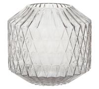 Orsina Brice Large Grey Glass Vase Orsina Grey
