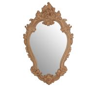 Orsina Broschi Antique Brown Rococo Design Wall Mirror Orsina Brown