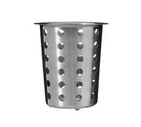 Premier Housewares Cutlery Caddy, 12 cm - Brushed Stainless Steel, Silver