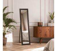 Orsina Brussels Vintage Floor Standing Chic Mirror in Black Orsina Black