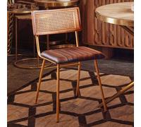 Orsina Buffalo Leather Dining Chair in Black Orsina Black