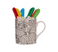 Orsina Butterflies Colour In Mug,bone China Decorative Mug With Butterfly Design,ideal For Creative Home Decor