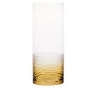 Caila Cut Glass Large Vase Premier Housewares Grey One Size