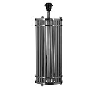 Orsina Calvin Silver Finish Cylindrical Table Lamp Orsina Silver