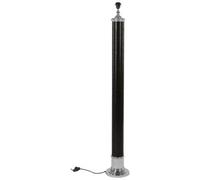 Orsina Canon Floor Lamp, Silver, Black, Synthethic, Metal, , Metal