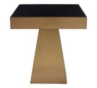 Orsina Carlox Square Gold Finish Side Table