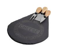 Orsina Carter 4Pc Cheese Set in Black Orsina Black