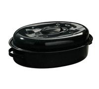 Casserole Dish 6l - Black Enamel, Black