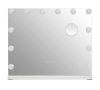 Orsina Cassini Illuminated Free Standing Vanity Mirror In Clear Clear