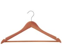 Orsina Cedar Wood Clothes Hanger, Natural Anti-Moth Hanger With Shoulder Notches & Chrome Hook Orsina Natural