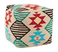Orsina Cefena Multicolour Pouffe