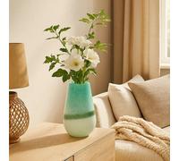 Orsina Celia Small Turquoise And White Vase