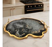 Orsina Celina Black And Gold Tray