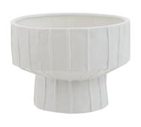 Orsina Ceramic White Vase, Versatile Pottery Vase, Compact And Lightweight Ceramic Vase For Artificial Flowers