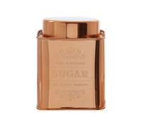Premier Housewares Copper Finish Storage Canisters Tea Coffee Sugar Kitchen Storage Jars Canister For Sugar Coffee Tea Warm Metallic Airtight Containers 10 x 12 x 10