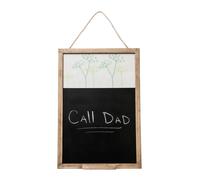 Orsina Chalkboard, Floral Frame With Delicate Cow Parsley Illustration, Functional Writing Surface For Notes And in Natural Orsina Natural