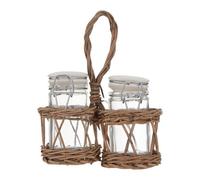 Premier Housewares Country Cottage Salt and Pepper Set, Grey, Set of 2