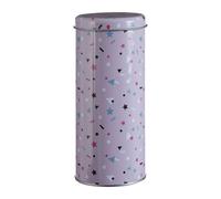Orsina Cheerful Design Round Storge Canister, Durable Tall Food Container For Bedroom, Versatile Kitchen Canister