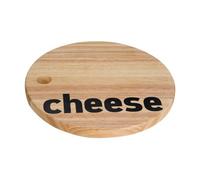 Premier Housewares Cheese Board Wooden Board Cheese Board Gift Set Round Chopping Board Cheese And Wine Board 2 x 26 x 26 cm (height x width x depth)