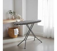 Orsina Chevron Ironing Board Cover, Stylish Grey And White Pattern With Padded Cotton Surface, Fits Standard