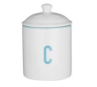 Premier Housewares Homestead Coffee Canister, White, 570 ml