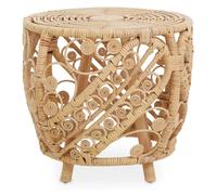 Orsina Chic Design Large Natural Rattan Table, Versatile Coffee Table, Light Weight Cocktail Table, Side Table Orsina Natural