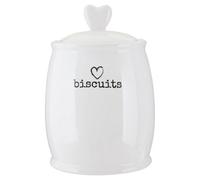 Premier Housewares Charm Biscuit Canister, White