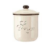 Orsina Chiltern Brown Rim Small Sugar Canister - Single Canister