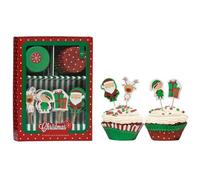 Premier Housewares Rocket Cupcake Cases and Toppers 48-Pieces Cake Cases Muffin Cases Reusable Cupcake Cases Cake Cases Cupcake Mini Muffin Cases