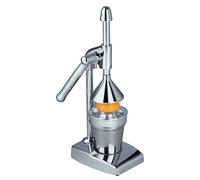 Premier Housewares Interiors By Premier Chrome Hand Juicer, Sturdy Metal Construction With Lever Press Mechanism, Extracts Juice Efficiently