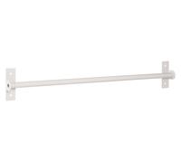 Orsina Chrome Hanging Rail, Wall Mounted Rail For Organising Kitchen Utensils Or Towels, Metal Construction in White Orsina White
