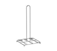 Premier Housewares 509663 Cutlery Design Kitchen Roll Holder - Chrome , Silver , H31 x W15 x D15cm