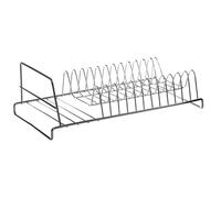 Orsina Chrome Rectangular Dish Rack, Wire Rack With Ample Space For Plates, Bowls & Cups, Sleek Chrome Finish in Silver Orsina Silver