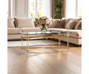 Orsina Clarence Glass Coffee Table