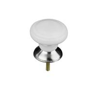 Premier Housewares 2490011 Classic Design Drawer Knobs - Set of 4, White